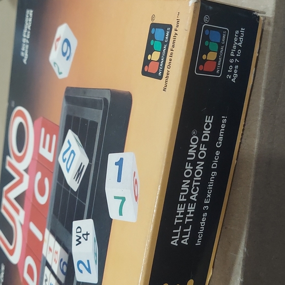 Vintage UNO Dice Game Croner International Games Dice - Picture 3 of 14